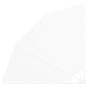 vidaXL Balkono privatumo ekranas 140 x 140 cm Poliesteris Balta