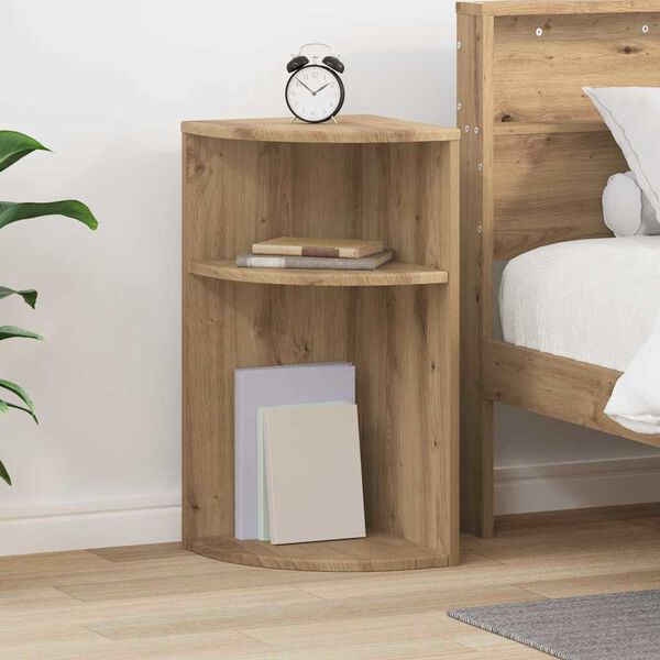 vidaXL Žurnalinis staliukas Amatininkų ąžuolas 29,6 x 29,6 x 60 cm