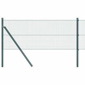 vidaXL Suvirintas vielos tvora žemės tvirtinimas 10 x 0,6 m Žalia