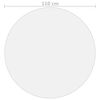 vidaXL Stalo apsauga, permatoma, 110cm skersmens, 1,6mm, PVC