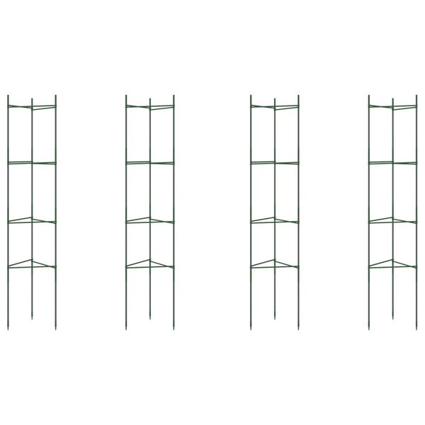 vidaXL Pomidorų narvai, 4vnt., 154 cm Plienas ir PP