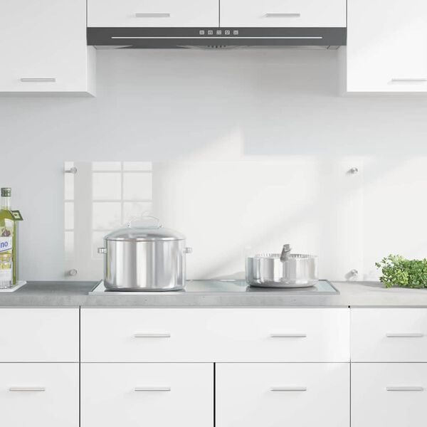 vidaXL Virtuvės užpakalinė plok&scaron;tė Skaidrus 100 x 40 cm