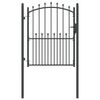 vidaXL Tvoros vartai su smailiais EMMEN 150 x 100 cm