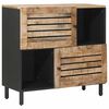 vidaXL Saugojimo spintos Ruda 80 x 33,5 x 75 cm Kietas mango medis