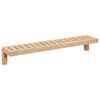 vidaXL Sieninis pakabinamasis stovas Natūrali 62 x 10 x 12,5 cm