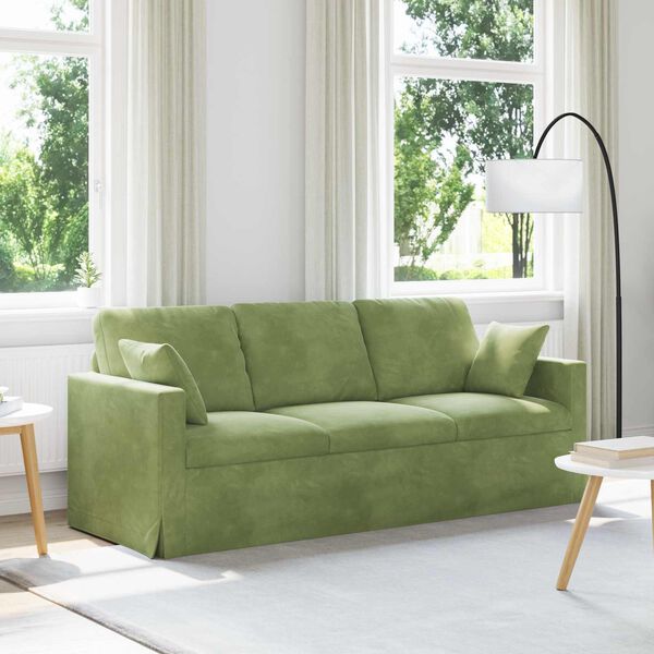 vidaXL Sofa &Scaron;viesiai žalia Bendri matmenys: 198 x 78 cm (P X G x A)