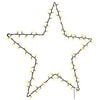 vidaXL Kalėdiniai žibintai Star Silhouette 115 LED &scaron;iltai balta