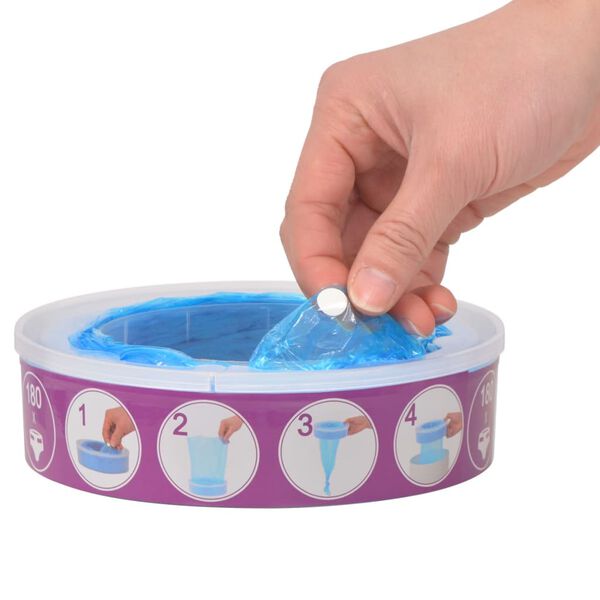 vidaXL Angelcare Diaper Genie papildymo kasetės, 3 vnt.