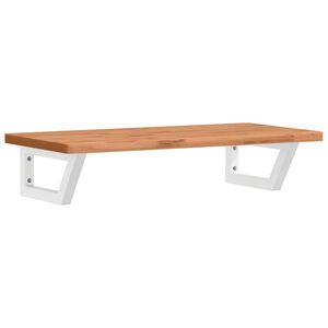 vidaXL Lentyna praustuvui, plienas ir bukmedžio medienos masyvas