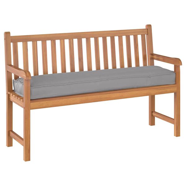 vidaXL Padėklo pagalvėlė suoliukui Pilka 150 x 40 x 8 cm