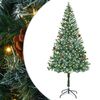 vidaXL Dirbtinė Kalėdų eglutė su 300 LED Žalia 180 cm PVC ir plienas