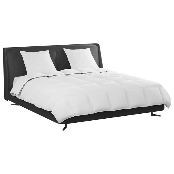 vidaXL Žiemos antklodė su pagalve 3 pcs Balta Plunksna