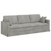 vidaXL Sofa &Scaron;viesiai pilka 228 x 78 x 80 cm Aksomas