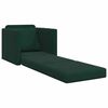 vidaXL Sofa lova 60cm Tamsiai žalia Aksomas