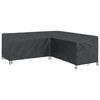 vidaXL Baldų uždangalas Juodas 220 x 220 x 80 cm 420D Oksfordo audinys