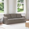 vidaXL Sofa Taupe 201 x 80 x 85 cm audinys