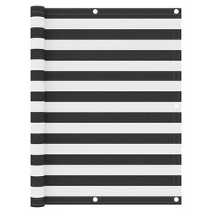 vidaXL Balkono pertvara, antracito/balta, 120x300cm, oksfordo audinys