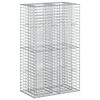 vidaXL Gabioninė pakelta lova 90 x 50 x 150 cm Galvanizuotas plienas