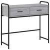 vidaXL Konsolinis stalas Pilka Sonoma 90 x 33 x 80,5 cm