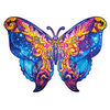 UNIDRAGON Medinė dėlionė Intergalaxy Butterfly, 700 detalių, 60x44cm