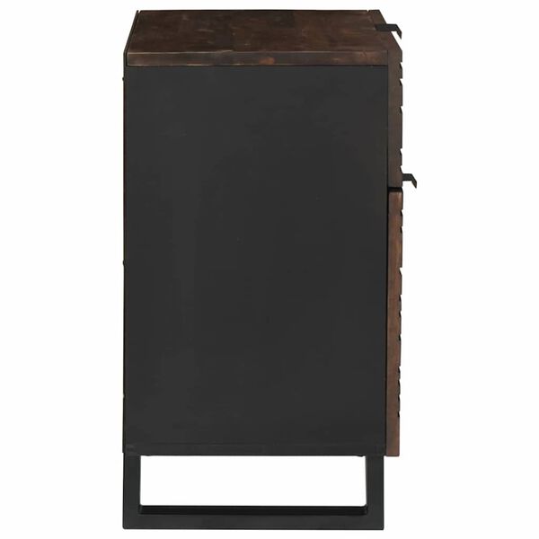 vidaXL &Scaron;alia lovos spintelė graikinis rie&scaron;utmedis 50 x 33 x 60 cm