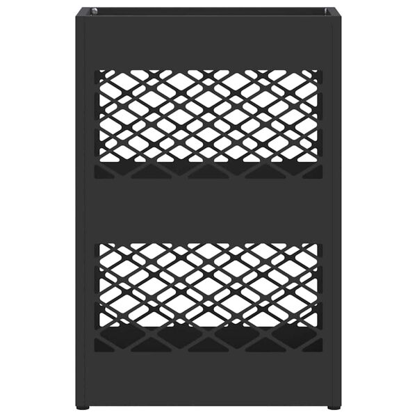 vidaXL Sandėliavimo kabliukas ir laikiklis Juoda 28 x 12 x 41 cm