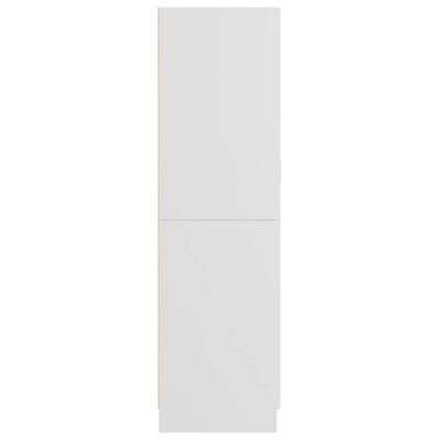 vidaXL Drabužių spinta, baltos spalvos, 82,5x51,5x180cm, MDP