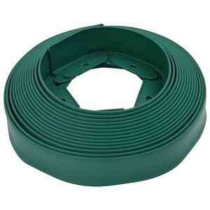 vidaXL Vejos borteliai Žalia 1000 x 4 x 5 cm Plastmasė