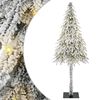 vidaXL Kalėdų eglutė su 300 LED s stovu Balta 210 cm PE ir Plienas