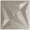 vidaXL Sienų plok&scaron;tės 12 pcs Star Beton 50 x 50 cm XPS Putplastis