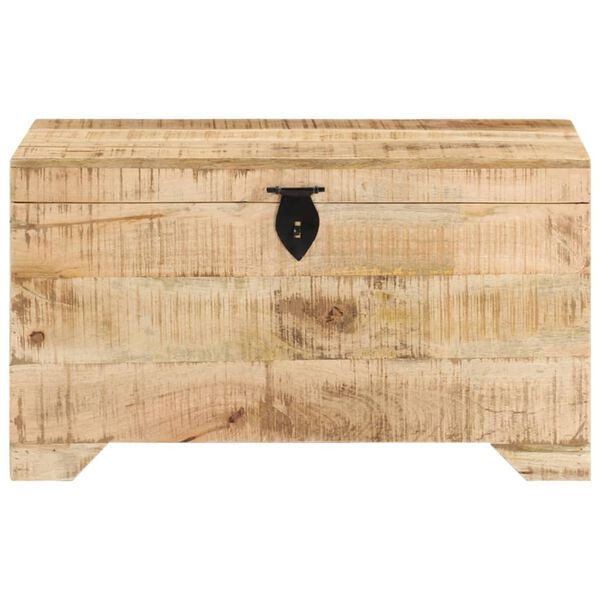 vidaXL Daiktadėžė, neapdorotos mango medienos masyvas