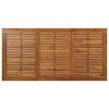 vidaXL Sodo stalas su segtuko formos kojomis, 140x80x75cm, akacija