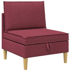 vidaXL Sofa su saugojimu Audinys