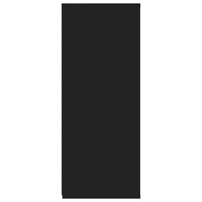 vidaXL Šoninė spintelė, juodos spalvos, 105x30x75cm, MDP