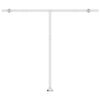 vidaXL Pastatoma automatinė markizė, kreminės spalvos, 300x250cm