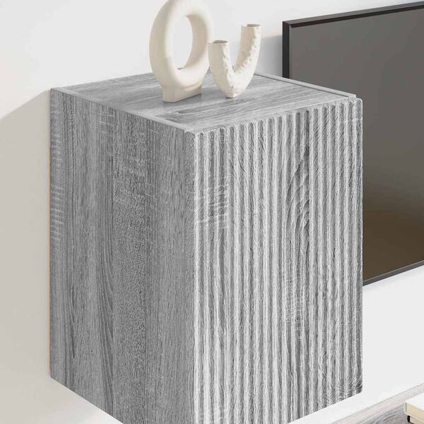 vidaXL TV sieninė spintelė Pilkas Sonoma 30 x 31 x 40 cm