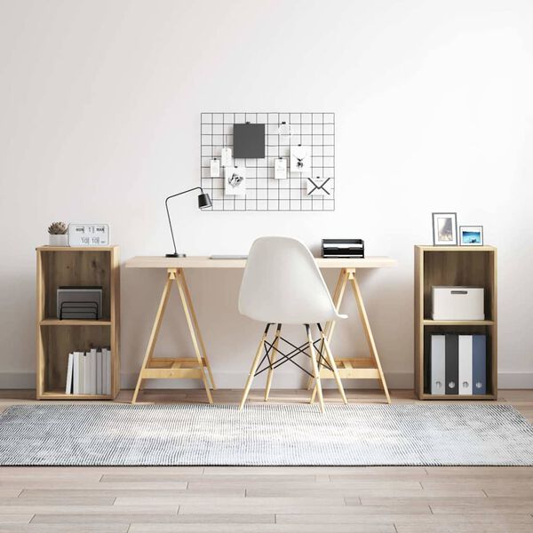 vidaXL TV spintelių komplektas 2 pcs Amatininkų ąžuolas