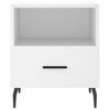 vidaXL Naktinės spintelės, 2vnt., baltos, 40x35x47,5cm, mediena