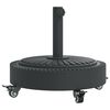 vidaXL Skėčio nuo saulės pagrindas su ratukais 38/48mm stulpams, 27kg