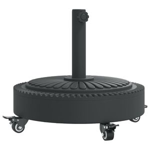 vidaXL Skėčio nuo saulės pagrindas su ratukais 38/48mm stulpams, 27kg