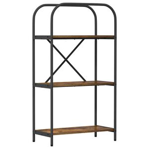 vidaXL Knygų lentyna 3 lygių 60 x 30 x 109 cm Apdirbta mediena