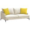 vidaXL Sofa Pagalvės 2 pcs Šviesi geltona 50 x 50 cm audinys