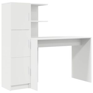 vidaXL Stalas Balta 133.5 x 50 x 124 cm 2 vnt.