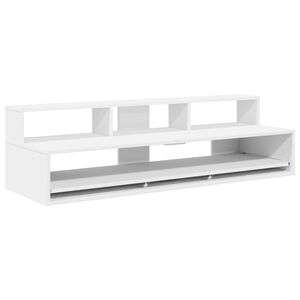 vidaXL Studijos stalas Balta 110 x 42,5 x 36 cm Apdirbta mediena