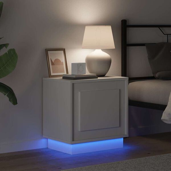 vidaXL &Scaron;alia lovos spintelė Balta 44 x 34,5 x 45 cm Apdirbta mediena