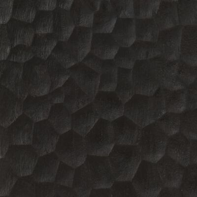 vidaXL Komoda, juodos spalvos, 60x33x100cm, mango medienos masyvas
