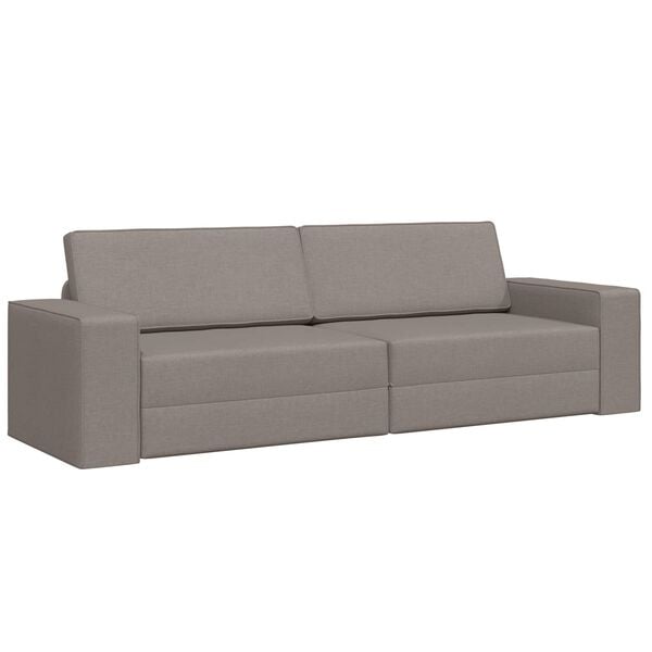 vidaXL Sofa lova 200cm Taupe audinys