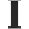 vidaXL Garsiakalbių stovai, 2vnt., juodi, 30x30x60cm, apdirbta mediena
