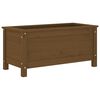 vidaXL Sodo lovelis, medaus rudas, 82,5x40x39cm, pu&scaron;ies masyvas