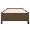 vidaXL Lovos rėmas be čiužinio, tamsiai rudas, 80x200cm, audinys